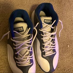 Nike Men's Jordan Jumpman Team I White French Blue Grey